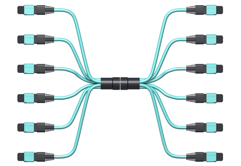 Multimode 100G MPO Fiber Cable, 72 Strand, 500ft Multimode 100G MPO Fiber Cable, 72 Strand, 500ft