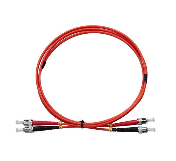 6ft Fiber Patch Cord, Duplex, Multimode, ST-ST