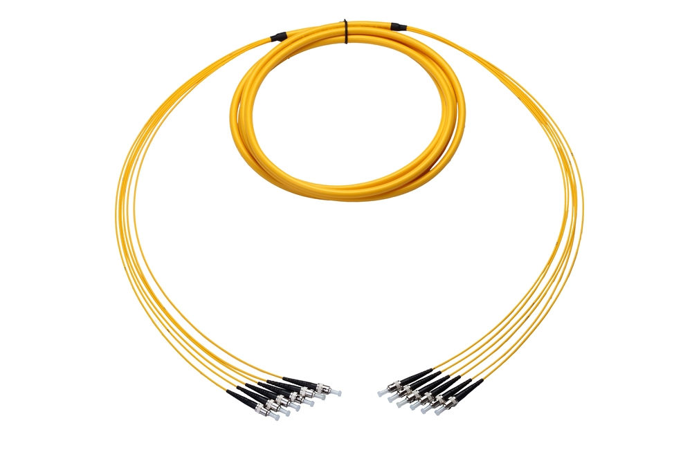 ST-ST Plenum Fan-Out Cable 6-Fiber Single-mode 2 Meter