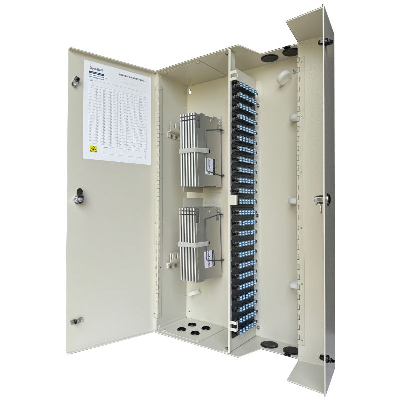 96 Fiber SC Adapter Multimode WM-288 Wall Mount Splice/Termination Panel