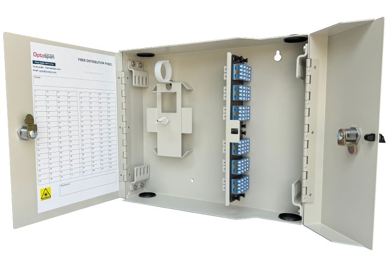 36 Fiber SC Adapter Multimode WM-48 Wall Mount Patch Panel