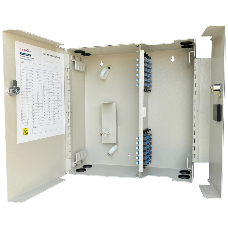 96 Fiber LC Adapter Single-mode WM-96 Wall Mount Patch Panel 96 Fiber LC Adapter Single-mode WM-96 Wall Mount Patch Panel