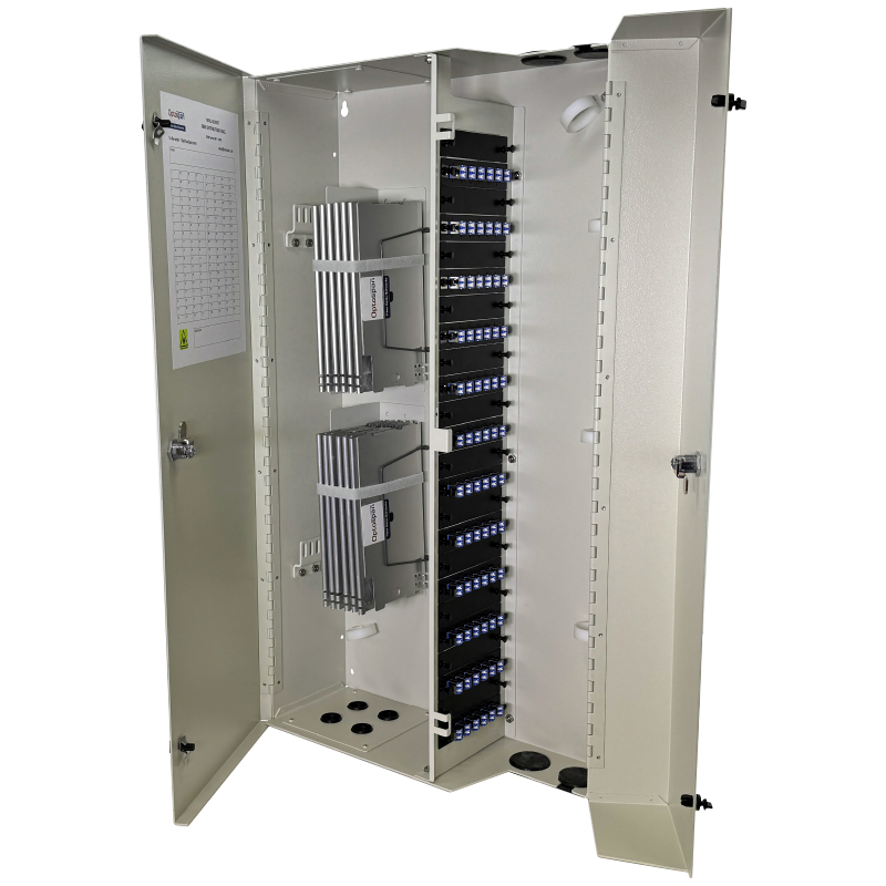 144 Fiber LC Adapter Single-mode WM-288 Wall Mount Splice/Termination Panel 144 Fiber LC Adapter Single-mode WM-288 Wall Mount Splice/Termination Panel