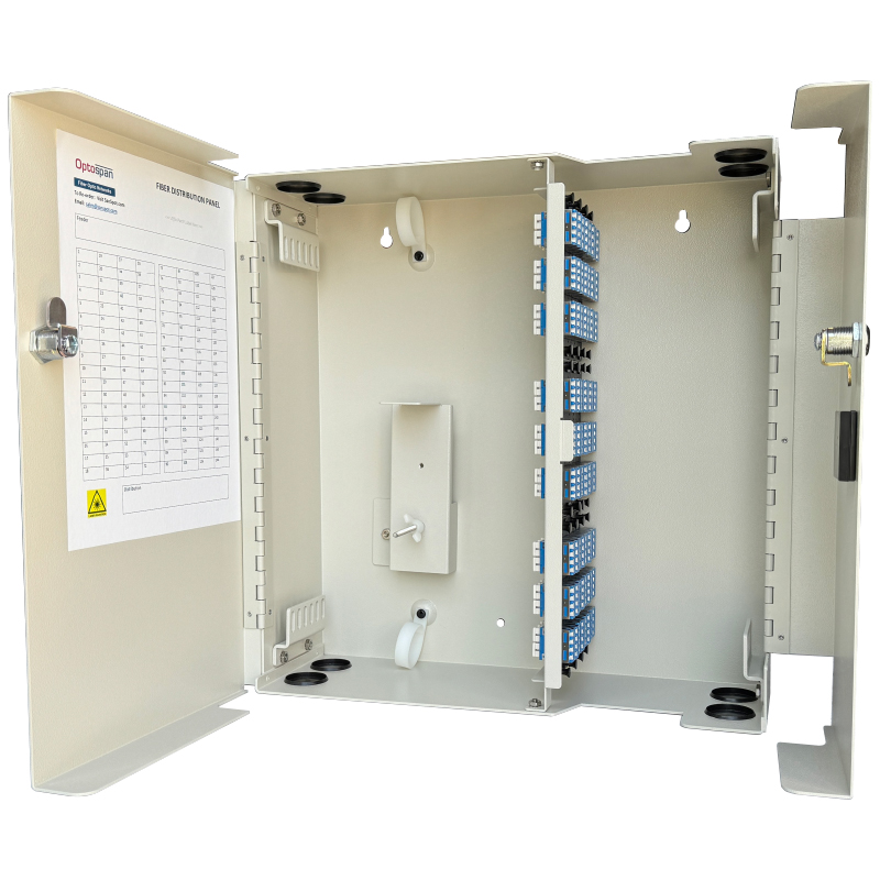 288 Fiber LC Adapter Single-mode WM-144 Wall Mount Patch Panel (WPP9-LDGLDG-4XT)
