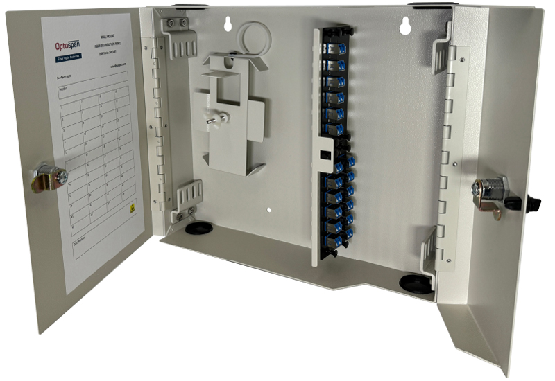 36 Fiber MTP-LC Cassette Multimode WM-48 Wall Mount Distribution Panel