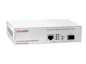 PoE PSE Gigabit Media Converters