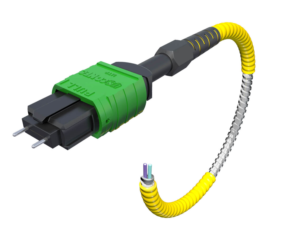 12 Fiber Armored MPO
