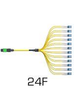 24 Fiber SteelPatch Armored MTP Elite Breakout Cables