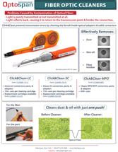 Fiber Optic Cleaners