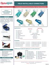 FieldConnect Field-Installable Connectors