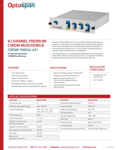 CWDM-T08SUL-031 Specifications