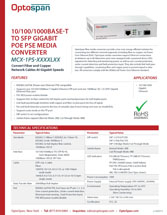 MCM-1PS-M550L85 Specifications